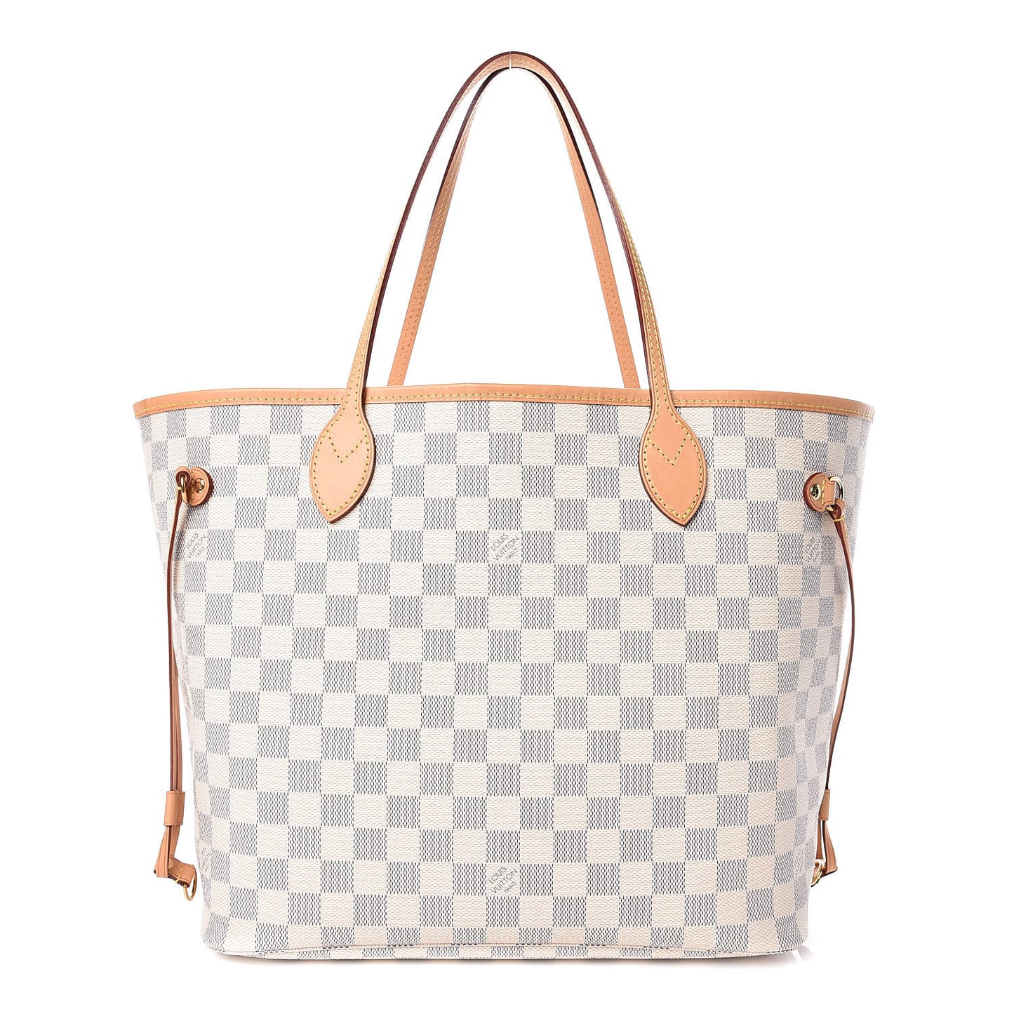 Damier Azur Neo Neverfull MM Rose Ballerine