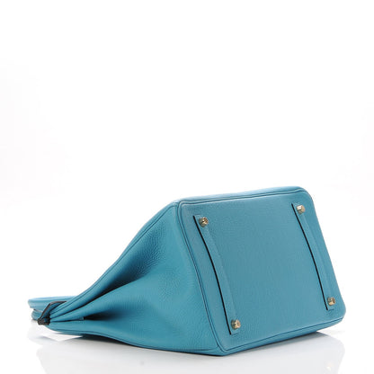 Hermes Togo Birkin 35 Turquoise 5 of 31