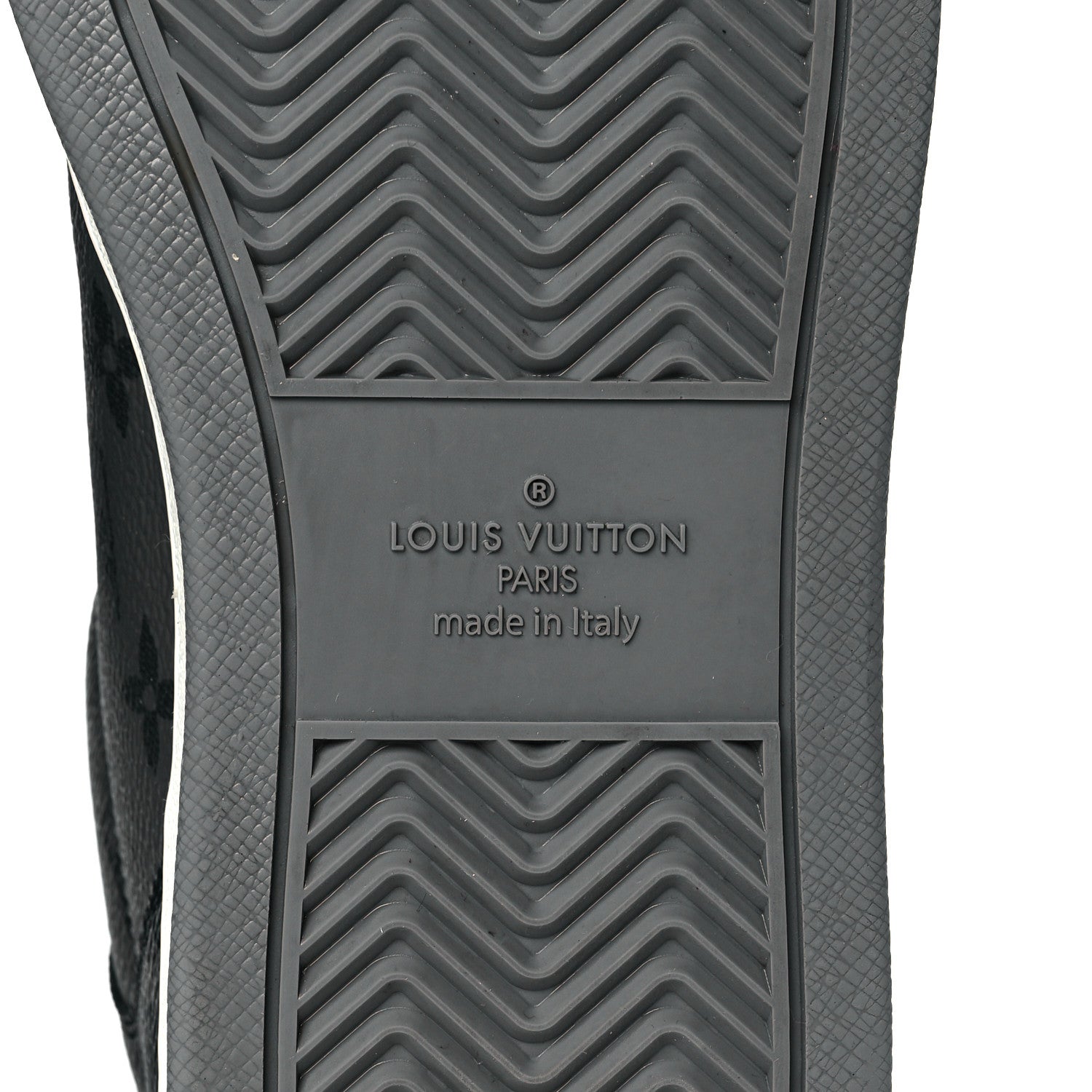 Louis Vuitton Reverse Monogram Eclipse Mens Rivoli Sneakers 8 Black 7 of 9