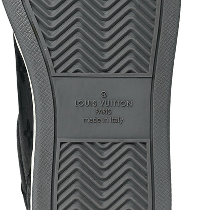 Louis Vuitton Reverse Monogram Eclipse Mens Rivoli Sneakers 8 Black 7 of 9