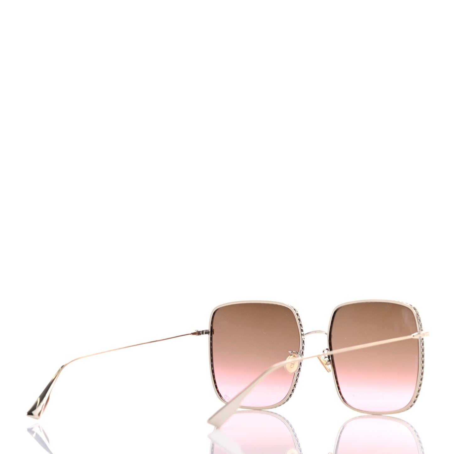 Metal Dior By Dior 2 Sunglasses Gold