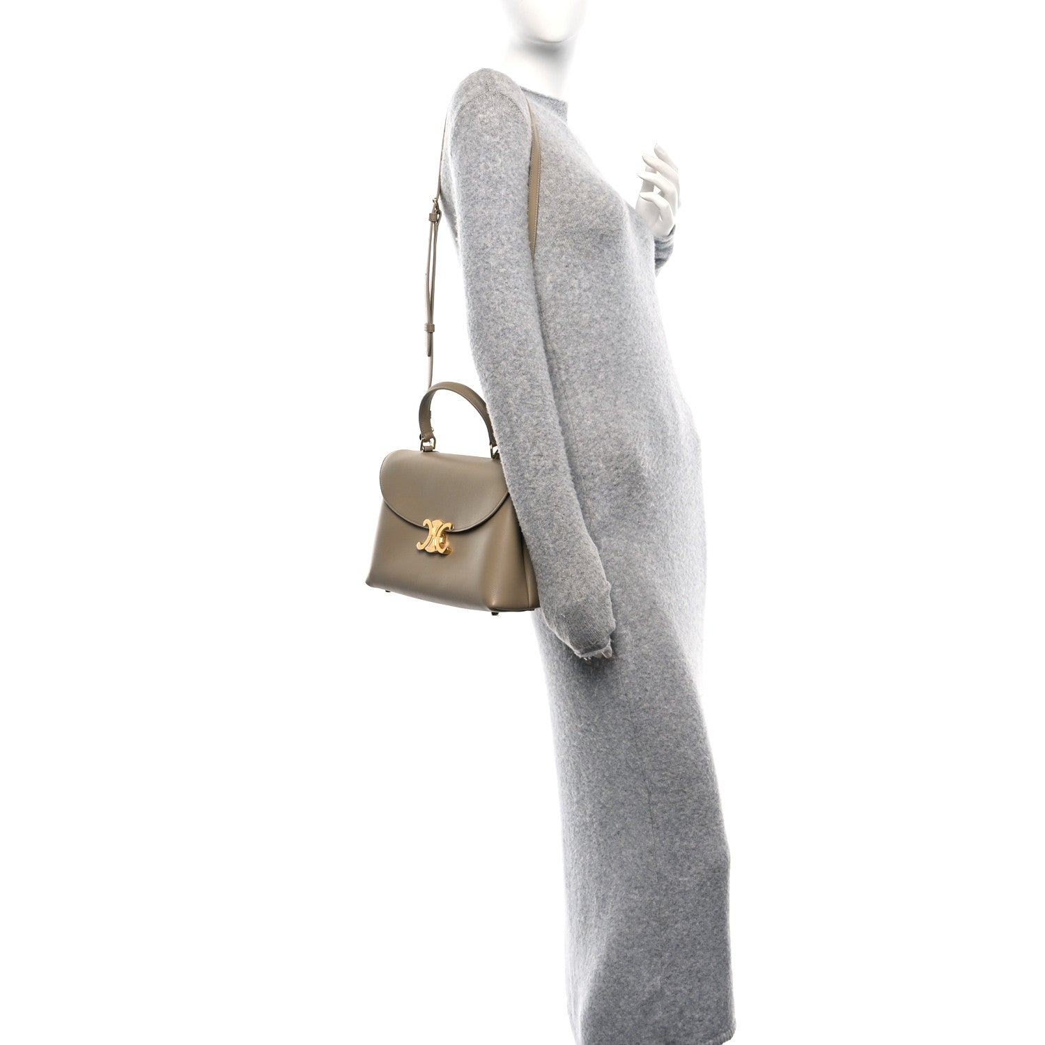 Celine Supple Calfskin Medium Nino Cappuccino 2 of 11