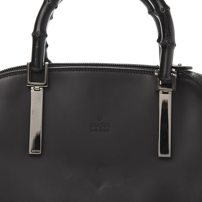 Gucci Calfskin Bamboo Top Handle Black 10 of 10