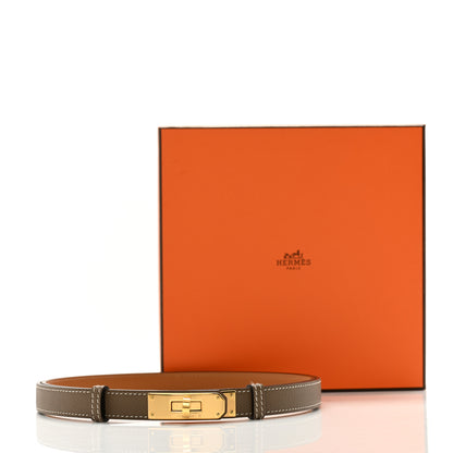 Hermes Epsom Kelly Belt Etoupe 4 of 4