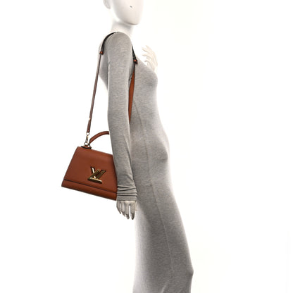 Louis Vuitton Taurillon Twist One Handle PM Caramel 2 of 11