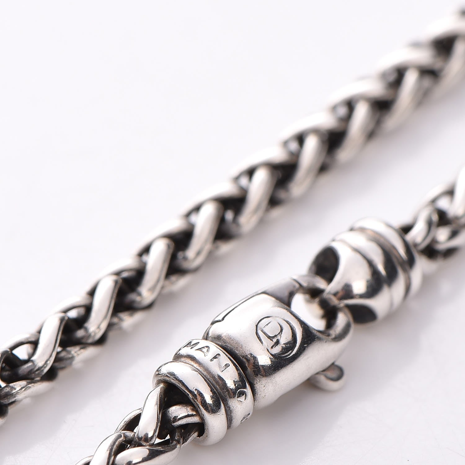 David Yurman Sterling Silver 4mm Wheat Chain Necklace 5 of 7