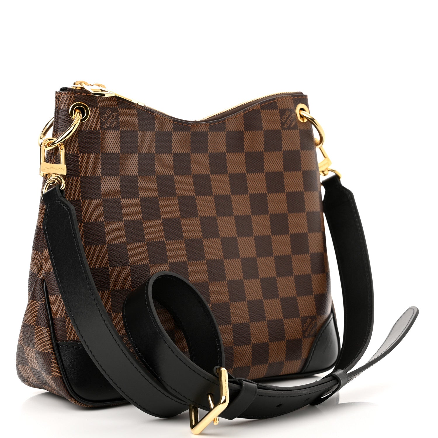 Louis Vuitton Damier Ebene Odeon PM Black 2 of 9