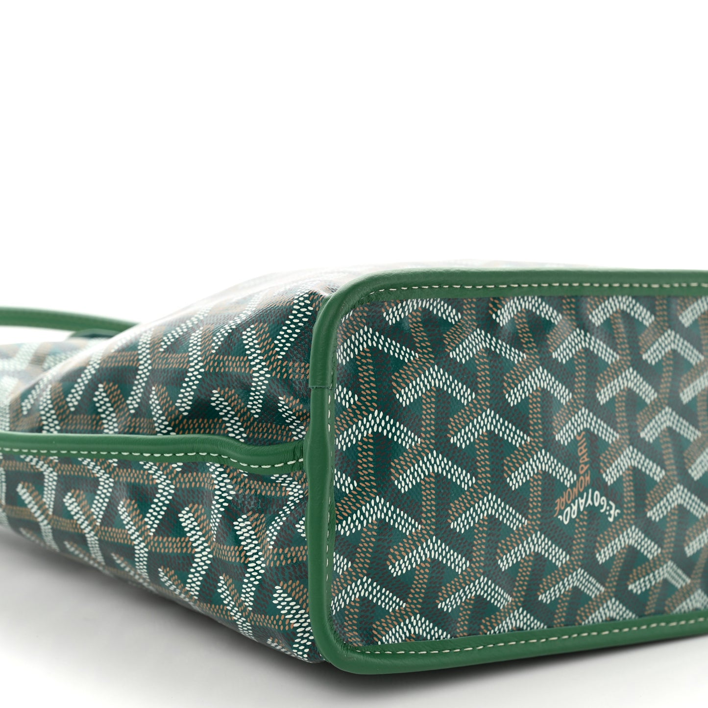 Goyardine Reversible Mini Anjou Green