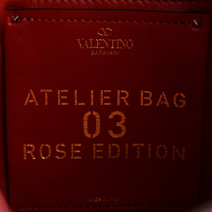 Valentino Garavani Nappa Atelier 03 Rose Edition Small Hobo Rosso Valentino 6 of 13