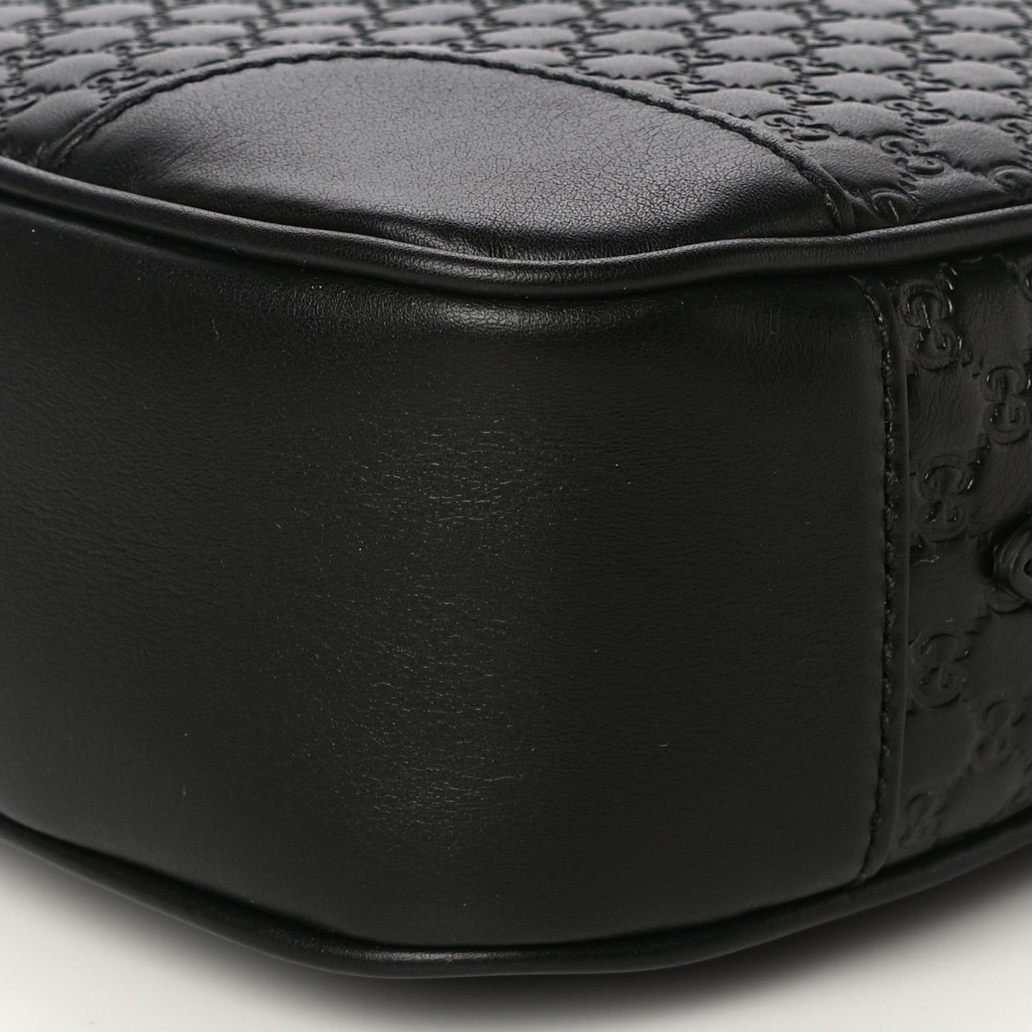 Microguccissima Mini Bree Messenger Bag Black