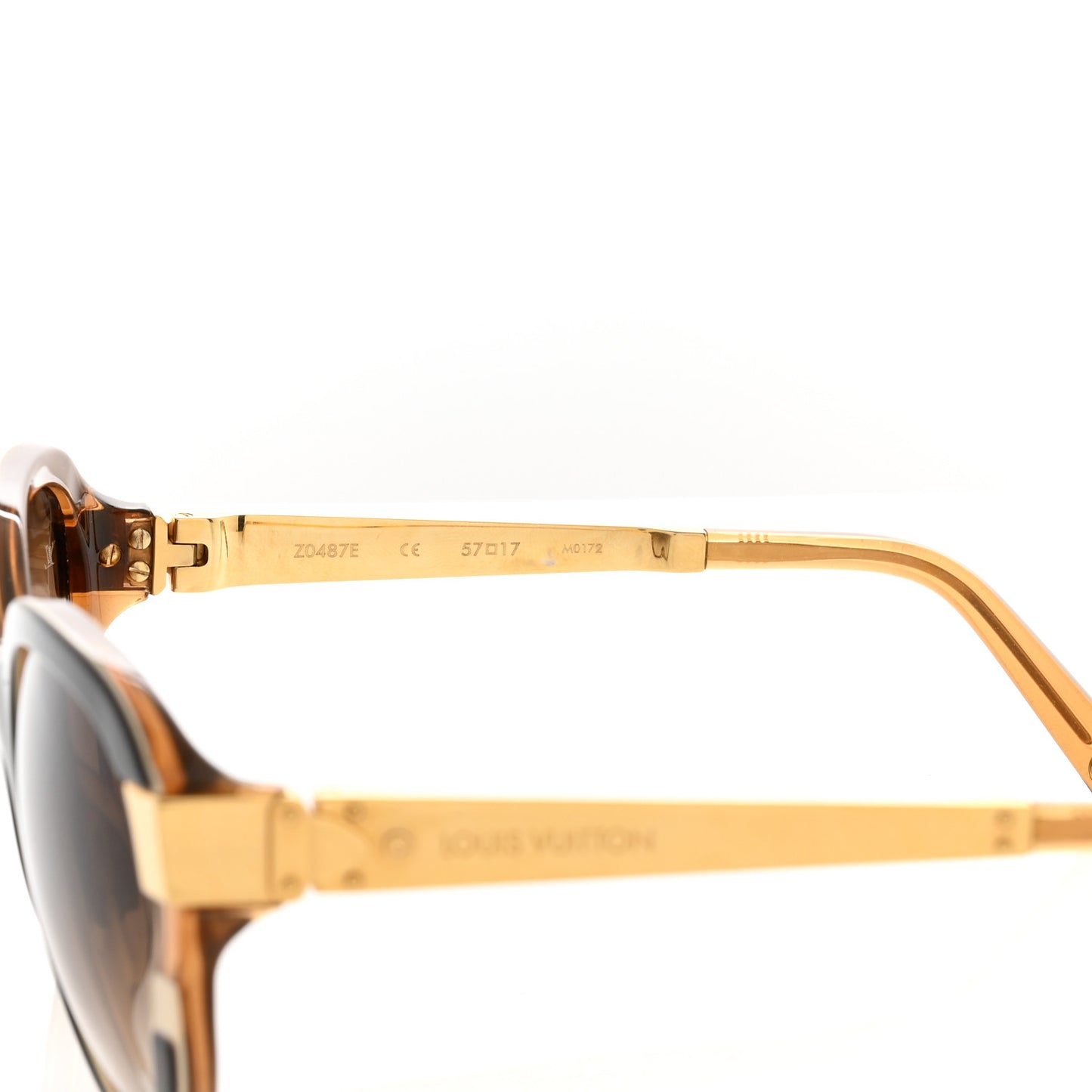 Petit Soupcon Cat Eye Sunglasses Z0487E Brown
