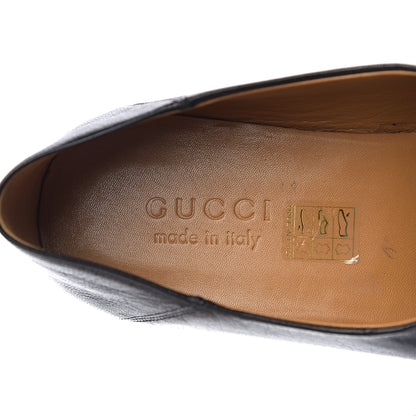 Gucci Goatskin Mens Horsebit Loafers 8.5 Black 5 of 9