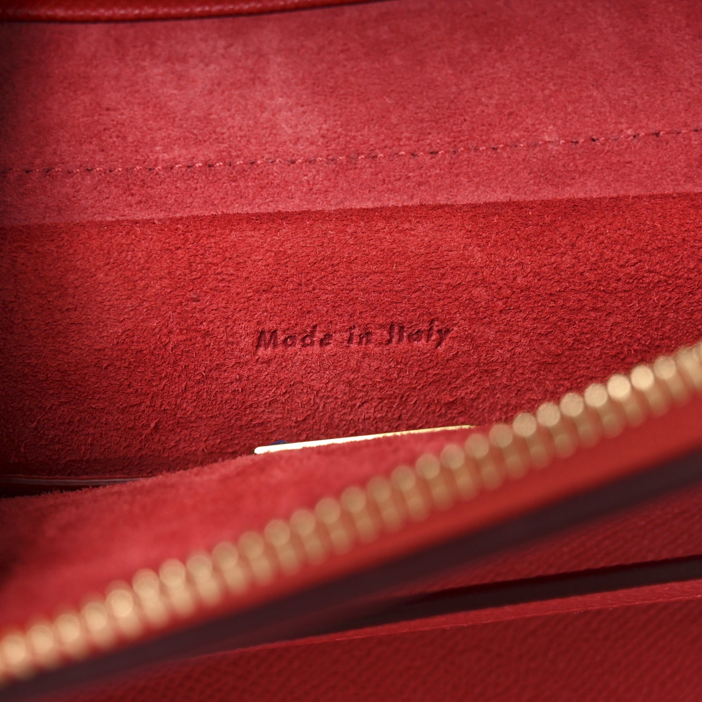 Grained Calfskin Micro Belt Bag Coquelicot