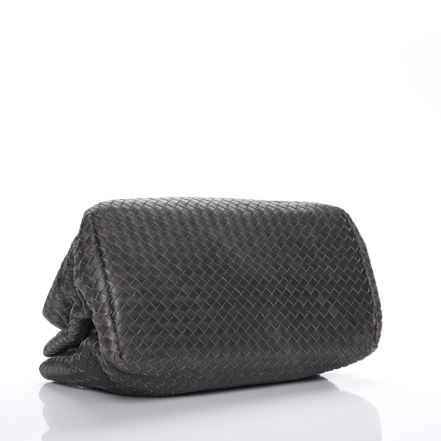 Nappa Intrecciato Roma Tote Ferro Gray
