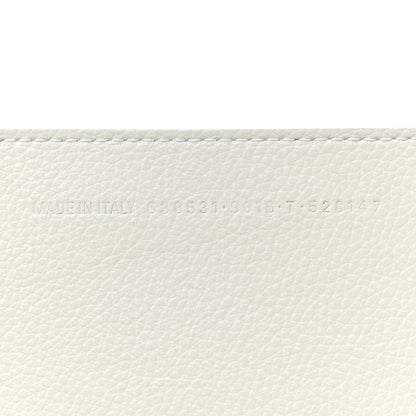 Balenciaga Grained Calfskin Neo Classic Silver Hardware Large Top Handle Bag White 7 of 15