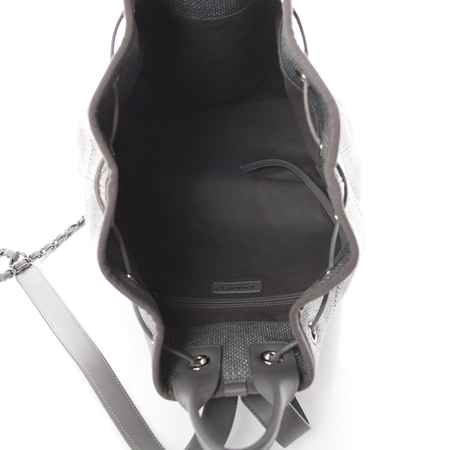Canvas Large Deauville Backpack Grey