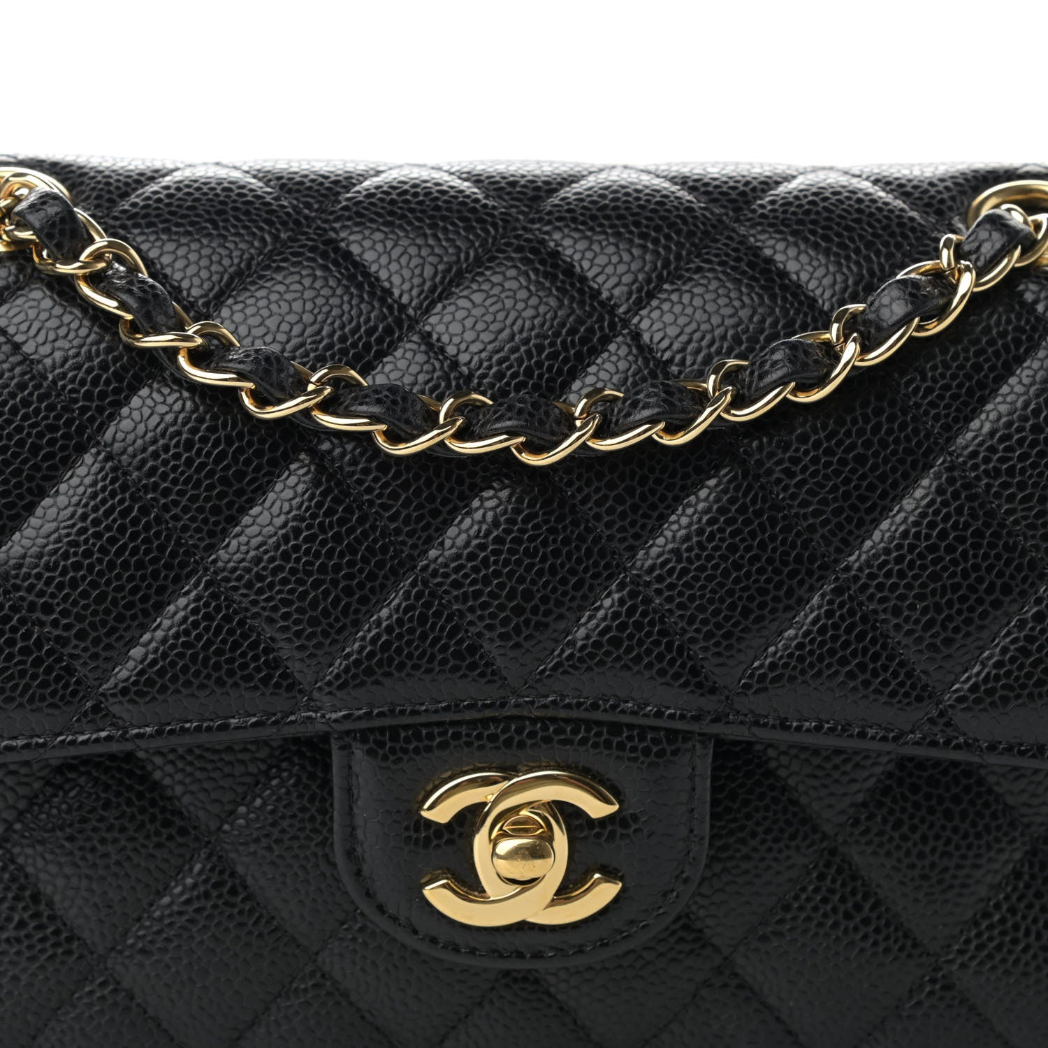 Chanel Caviar Quilted Small Double Flap Black 8 of 13