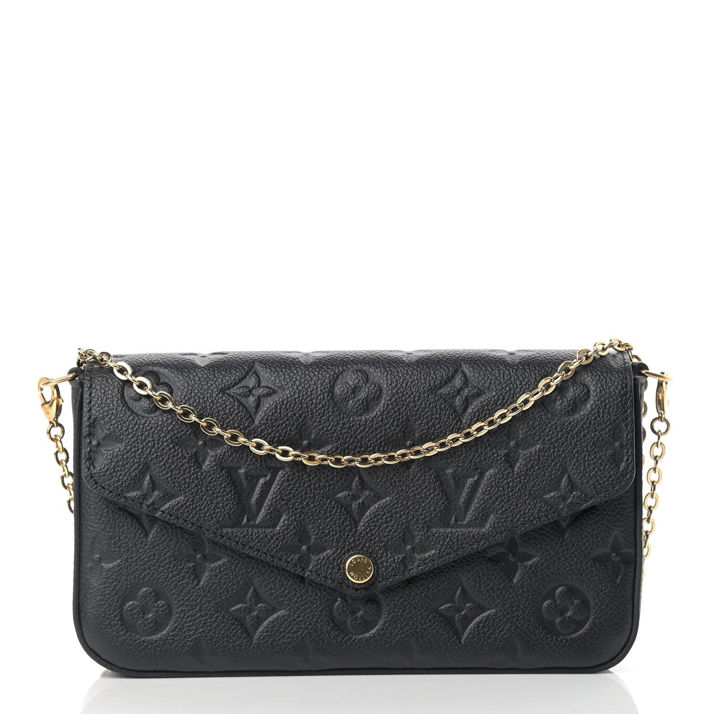 Empreinte Pochette Felicie Chain Wallet Black