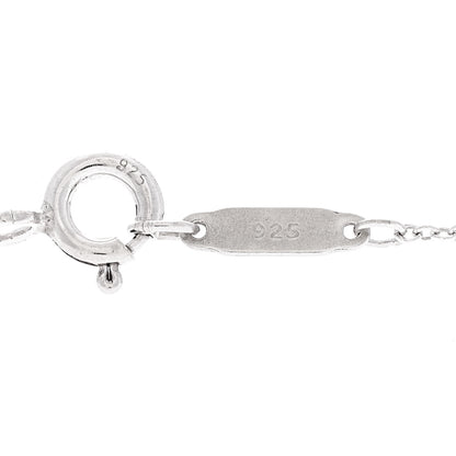 Tiffany Sterling Silver Oval Key Pendant Necklace 5 of 5