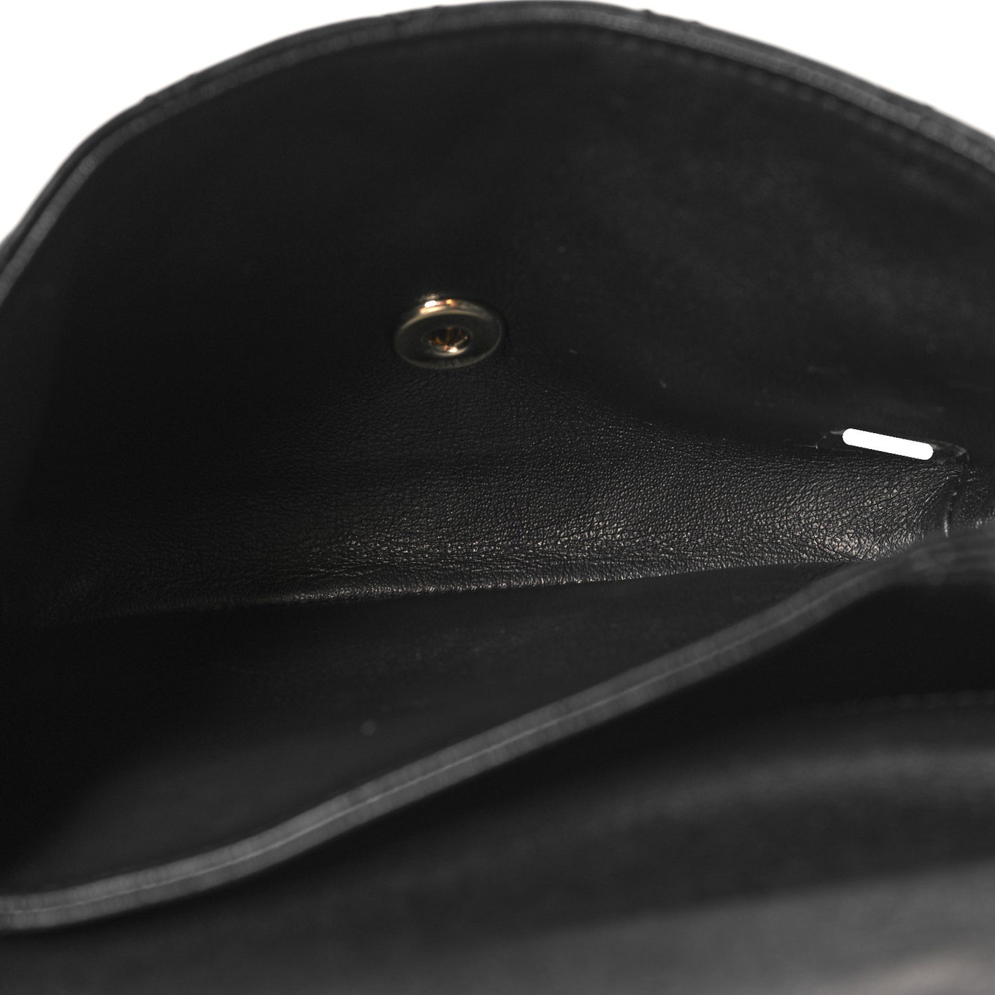 Lambskin Quilted Wood Mini Coco Handle Flap Black