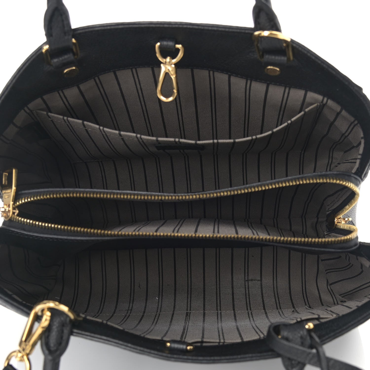 Louis Vuitton Empreinte Montaigne MM Black 6 of 14