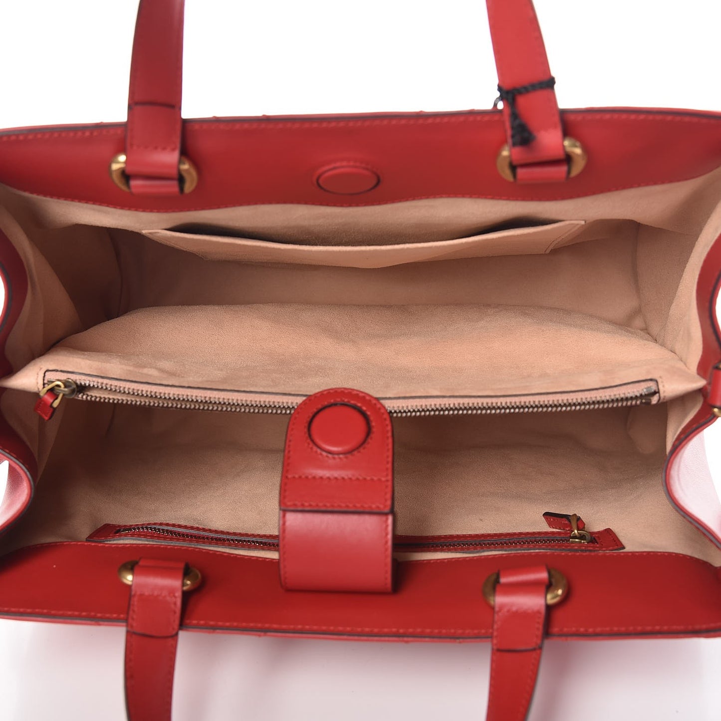 Calfskin Matelasse Medium GG Marmont Tote Hibiscus Red