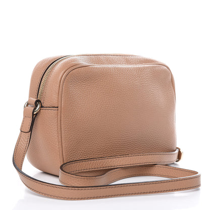 Gucci Pebbled Calfskin Small Soho Disco Bag Rose Beige 3 of 15