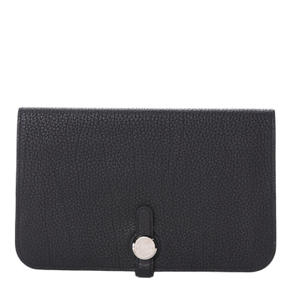 Hermes Togo Dogon Duo Wallet Black 1 of 7