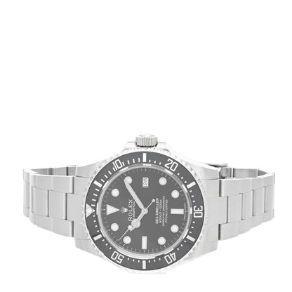 Rolex Stainless Steel 40mm Oyster Perpetual Date Sea-Dweller Watch Black 116600 2 of 5