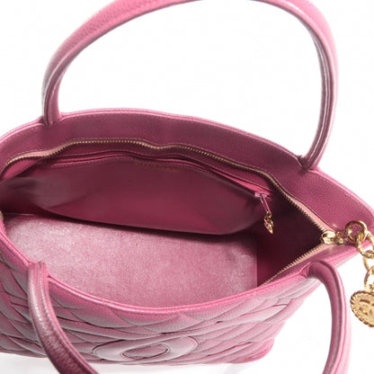 Chanel Caviar Medallion Tote Pink 5 of 7