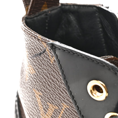 Louis Vuitton Patent Calfskin Monogram Star Trail Ankle Boots 36 Black 12 of 14