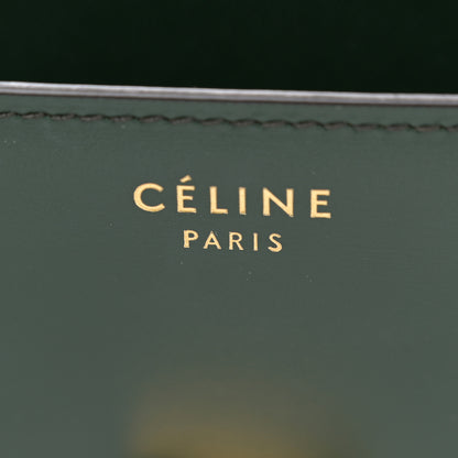 Celine Box Calfskin Medium Classic Box Flap Bag Forest 9 of 14