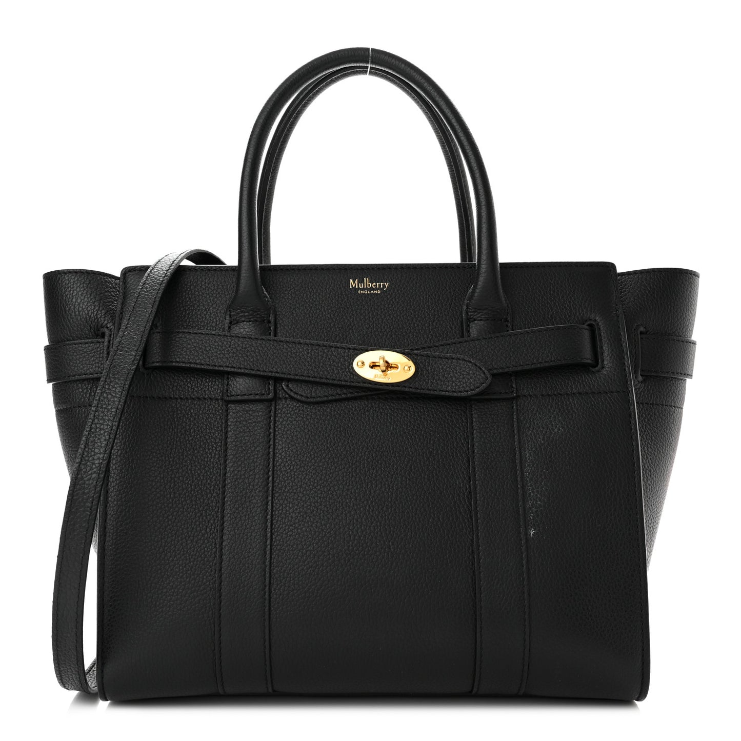 Small Classic Grain Small Zipped Bayswater Black