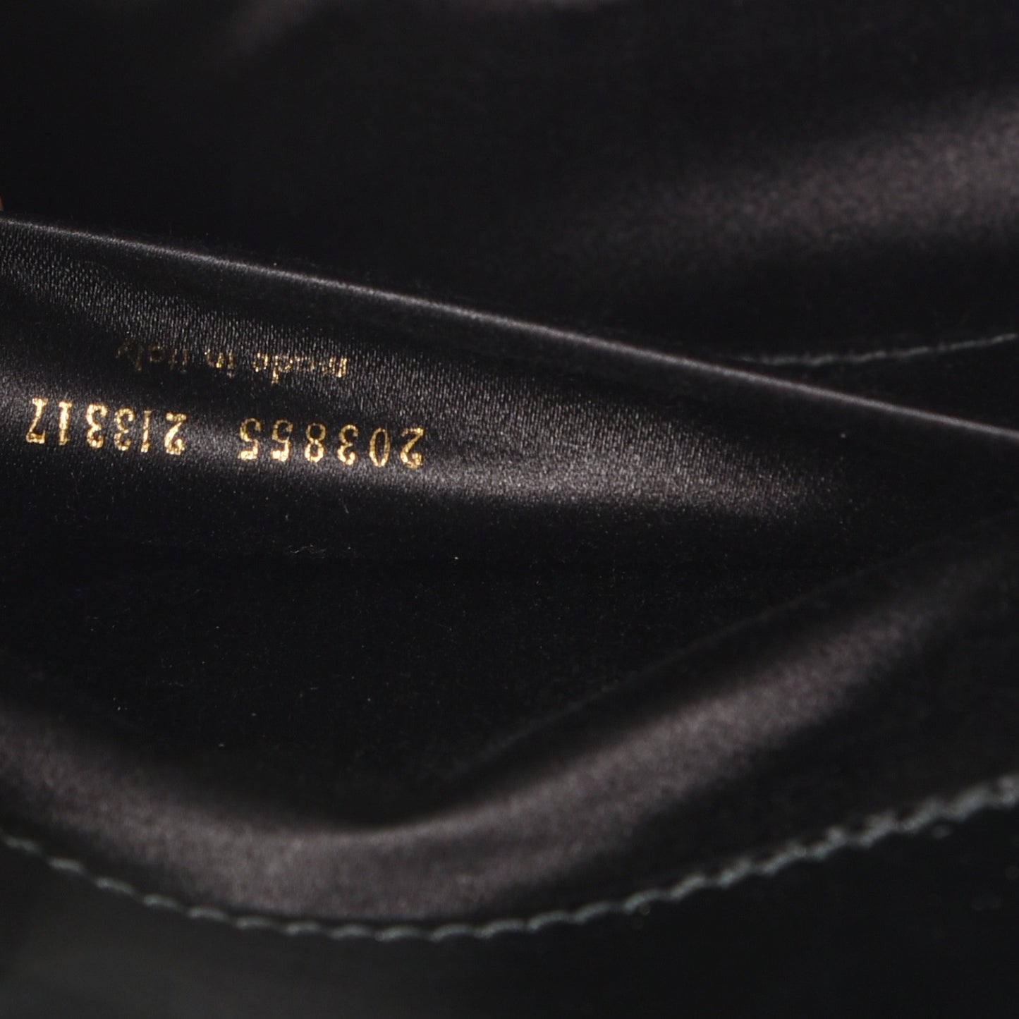 Textured Patent Monogram Large Belle De Jour Clutch Black