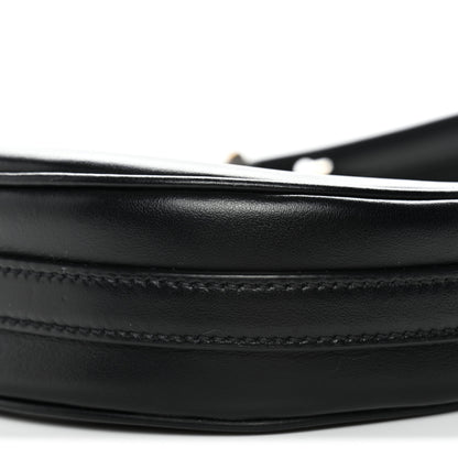 Prada Soft Calfskin Arque Shoulder Bag Black 10 of 11