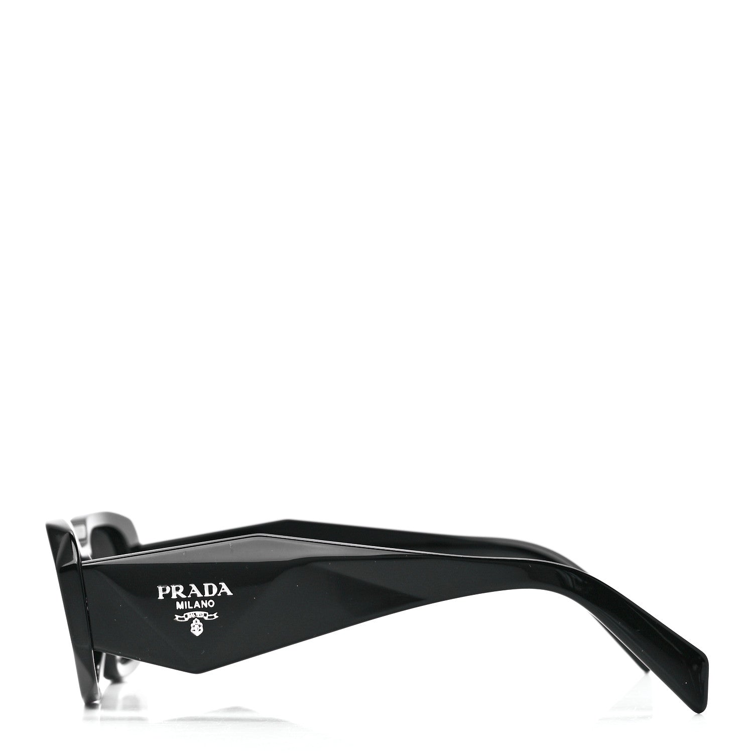 Prada Acetate Symbole Sunglasses SPR 17W Black 3 of 8