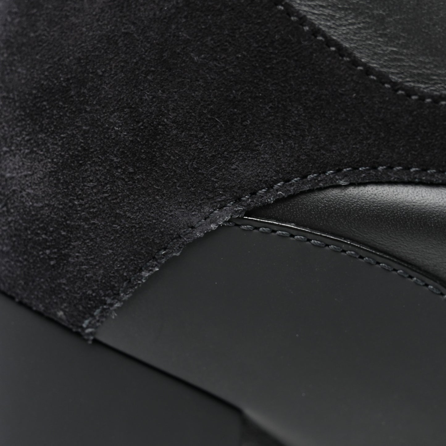 Suede Calfskin Monogram Star Trail Ankle Boots 37 Black