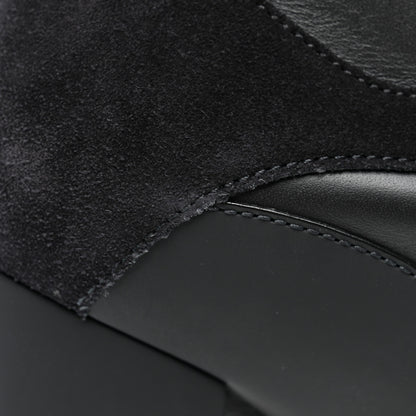 Louis Vuitton Suede Calfskin Monogram Star Trail Ankle Boots 37 Black 8 of 9