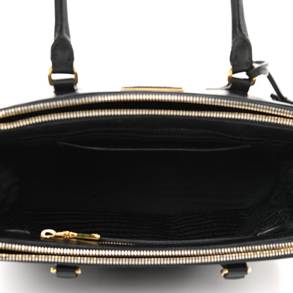 Prada Saffiano Small Galleria Double Zip Tote Black 5 of 12