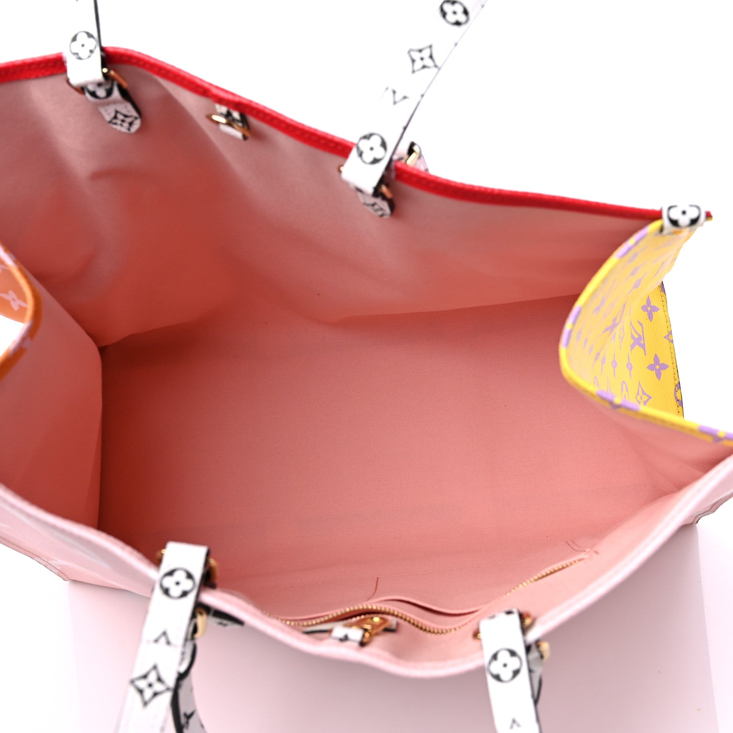 Louis Vuitton Monogram Giant Onthego GM Rouge Rose 5 of 9