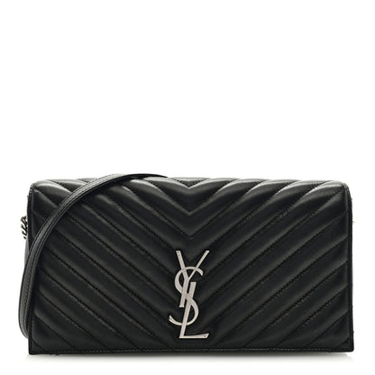 Saint Laurent Lambskin Monogram Kate 99 Baguette Bag Black 1 of 7