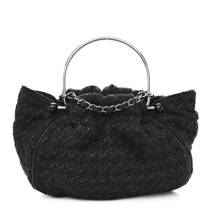 Chanel Tweed Boucle Knitting Bag Black 1 of 10