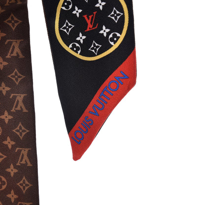 Louis Vuitton Silk Monogram LV Stories BB Bandeau Black 5 of 7