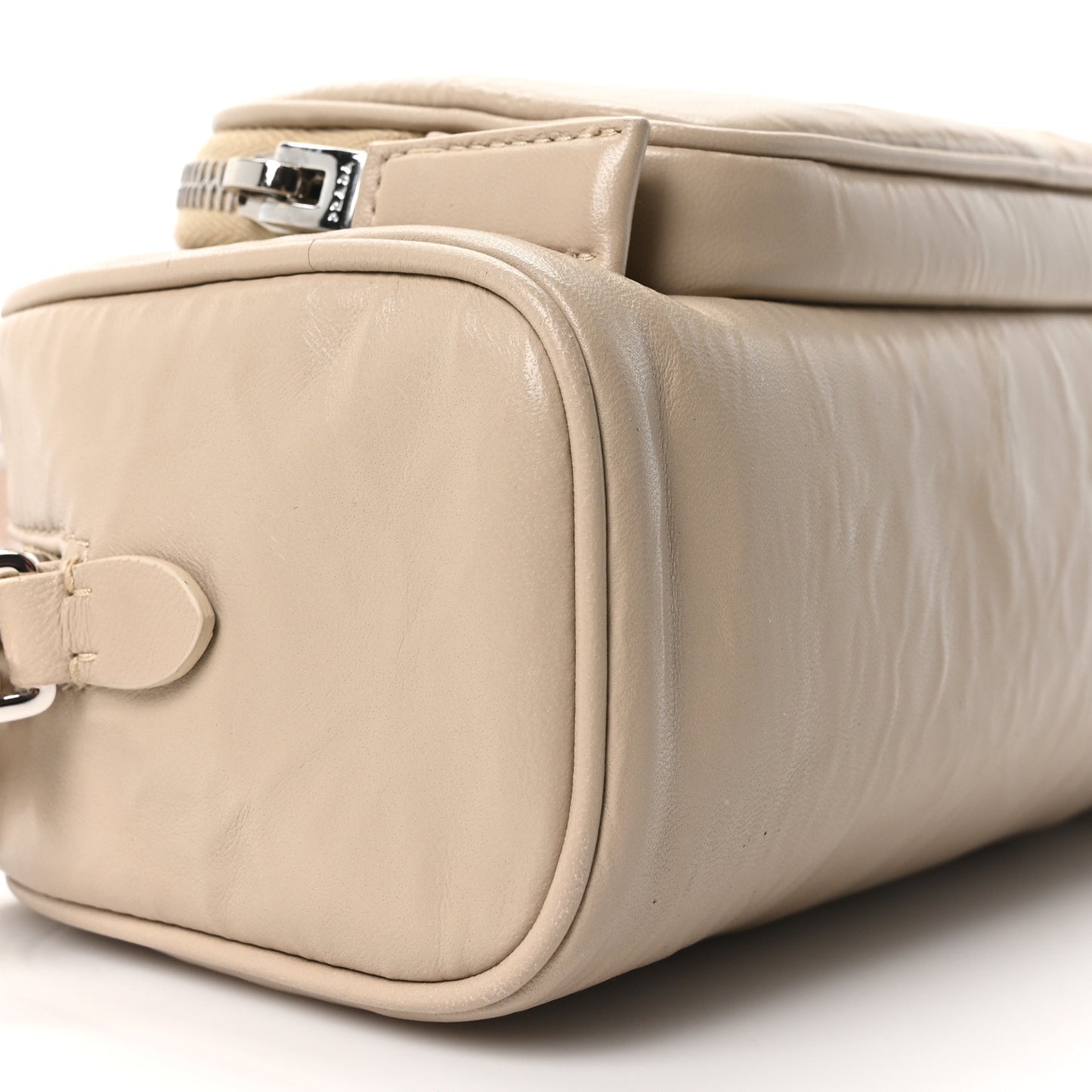 Nappa Antique Multi-Pocket Shoulder Bag Deserto