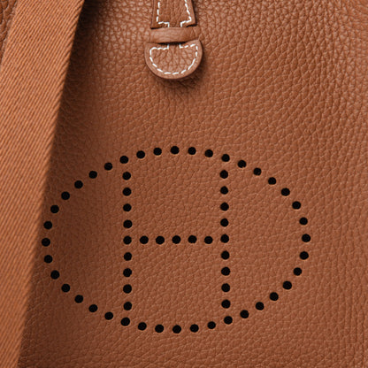 Hermes Taurillon Clemence Evelyne TPM Gold 10 of 11