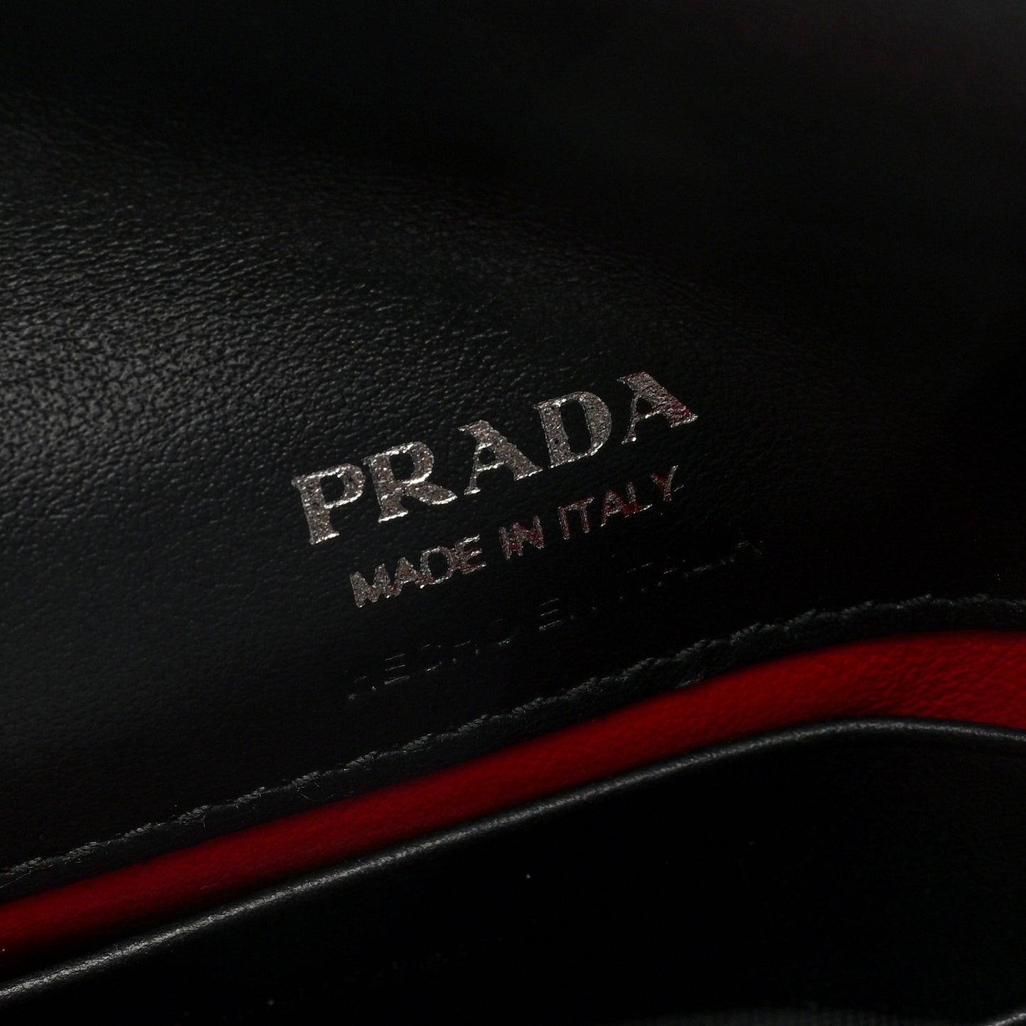 Spazzolato Logo Wristlet Black