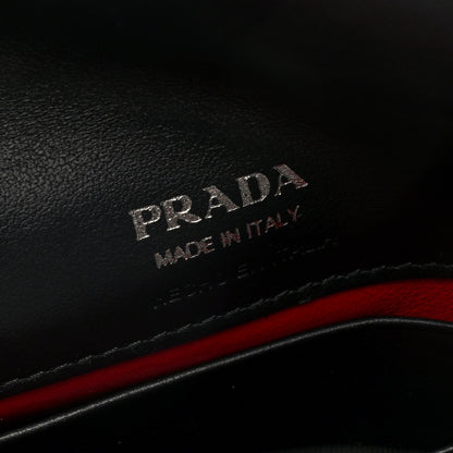 Prada Spazzolato Logo Wristlet Black 6 of 6