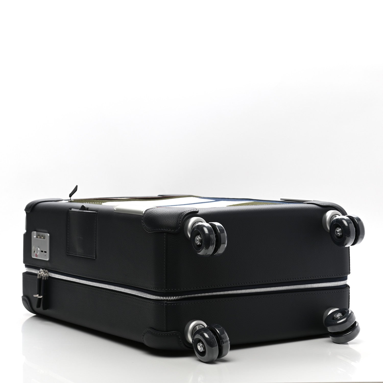 Hermes Canvas Taurillon Regate RMS Rolling Trolley Luggage Multicolor 3 of 10