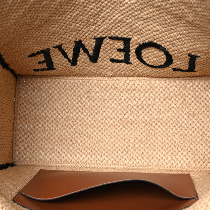 Loewe Raffia Large Paula's Ibiza Logo Tote Natural Tan 5 of 10