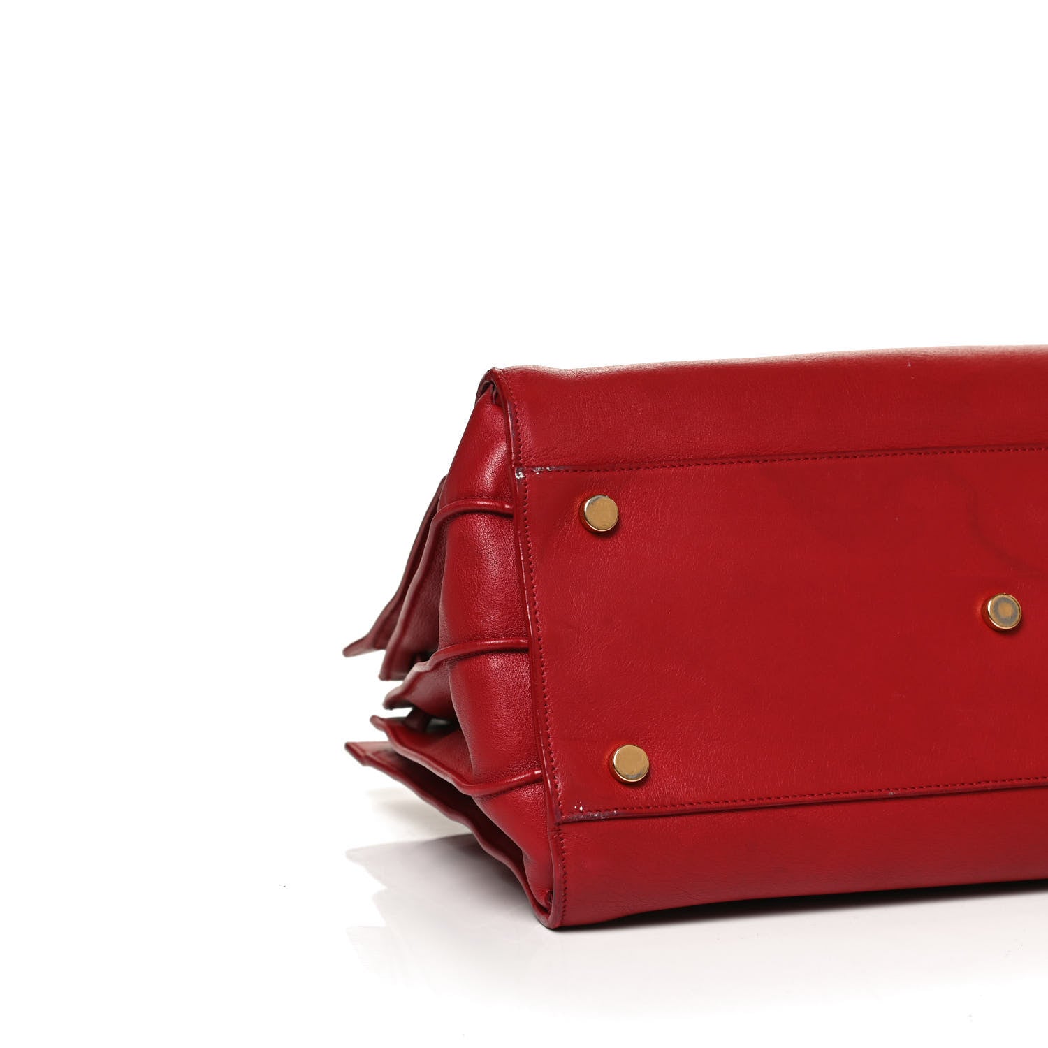 Saint Laurent Calfskin Small Sac De Jour Lipstick Red 11 of 16